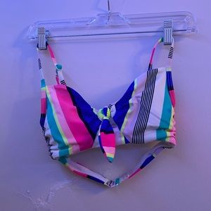 No Boundaries Multicolored Swim Top Size Small